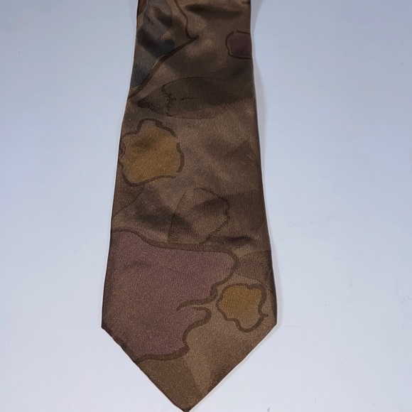 Vintage Fendi Silk Abstract Tie - Picture 1 of 9